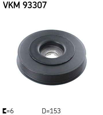 SKF VKM 93307 Főtengely ékszíjtárcsa